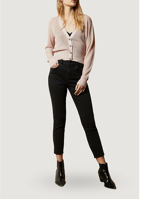 Ted Baker Madieyy cropped V-neck knitted cardigan