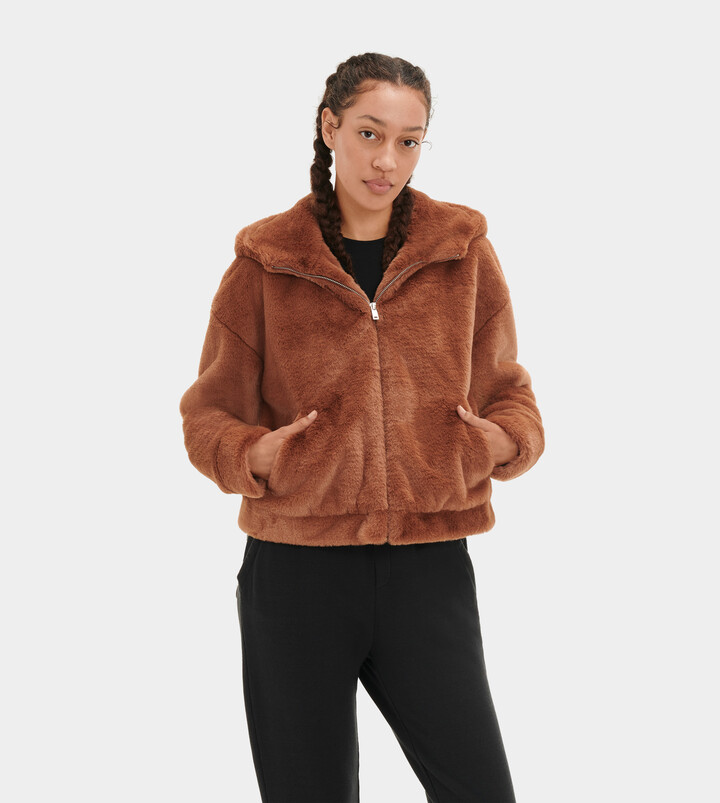 UGG Mandy Faux Fur Jacket - ShopStyle