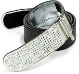Thumbnail for your product : Giuseppe Zanotti Crystallized Leather Belt