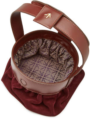 Atelier Manu Leather and Suede Handbag