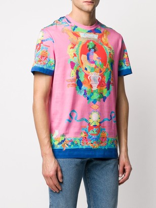 Versace Printed Slim-Fit T-Shirt