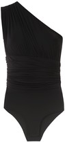 Thumbnail for your product : AMIR SLAMA Ruched Panelled Body Top