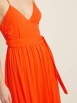 Thumbnail for your product : Mara Hoffman Alma Crepon Wrap Dress - Womens - Orange
