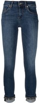 Thumbnail for your product : Liu Jo Mid-Rise Cropped Jeans
