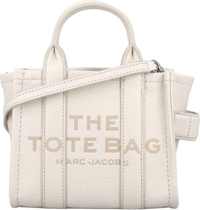 MARC JACOBS The Micro Tote Bag with Detachable Strap For Women (White, OS)