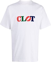 Thumbnail for your product : Clot logo-print cotton T-shirt