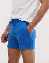 Thumbnail for your product : ASOS Design DESIGN Tall jersey skinny shorts in super short length in bright navy-Blue