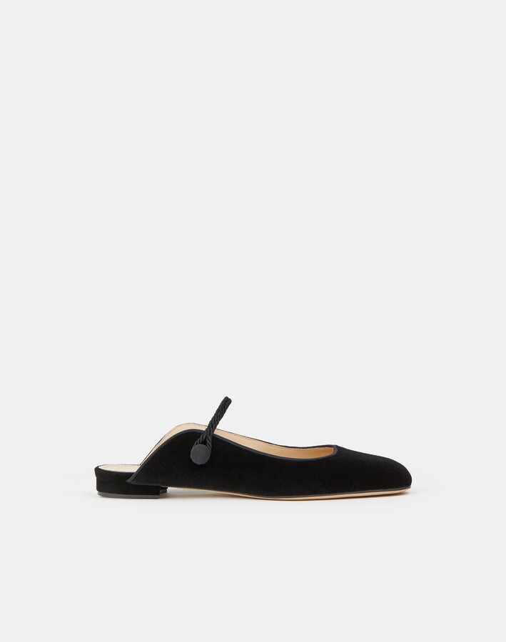 Lafayette 148 New York Velvet Mary Jane Mule ShopStyle