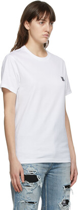 Burberry White TB Monogram Parker T-Shirt