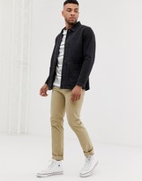 Thumbnail for your product : ASOS DESIGN denim chore jacket in washed black