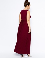 Thumbnail for your product : ASOS CURVE Exclusive Maxi Dress With Pleated Skirt
