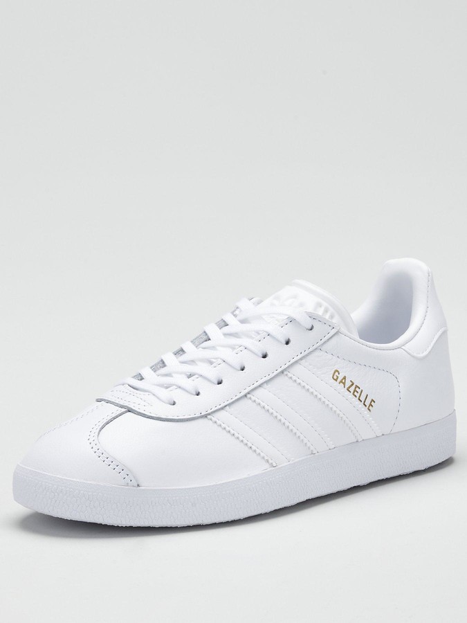 womens white gazelle trainers