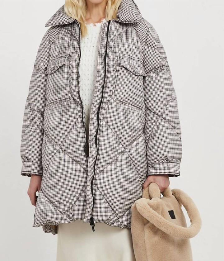 Tweed Puffer Jacket | ShopStyle