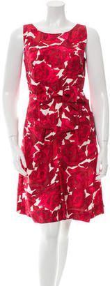 Kate Spade Silk Rose Print Dress