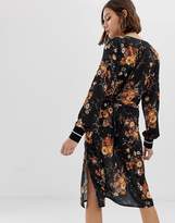 Thumbnail for your product : B.young FLORAL print wrap dress