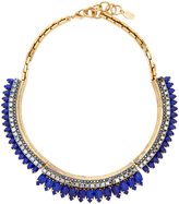 Thumbnail for your product : Elizabeth Cole Blue Swarovski Crystal Bib Necklace