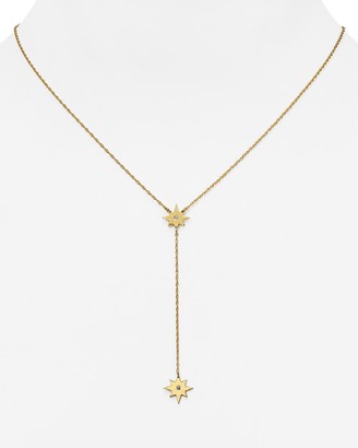 Jennifer Zeuner Jewelry Gia Mini Lariat Necklace, 17