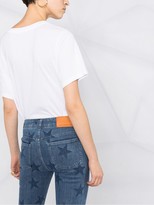 Thumbnail for your product : Stella McCartney Star Print Flared Jeans