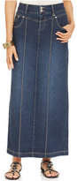 Thumbnail for your product : Style&Co. Petite Denim Maxi Skirt, Oxford Wash
