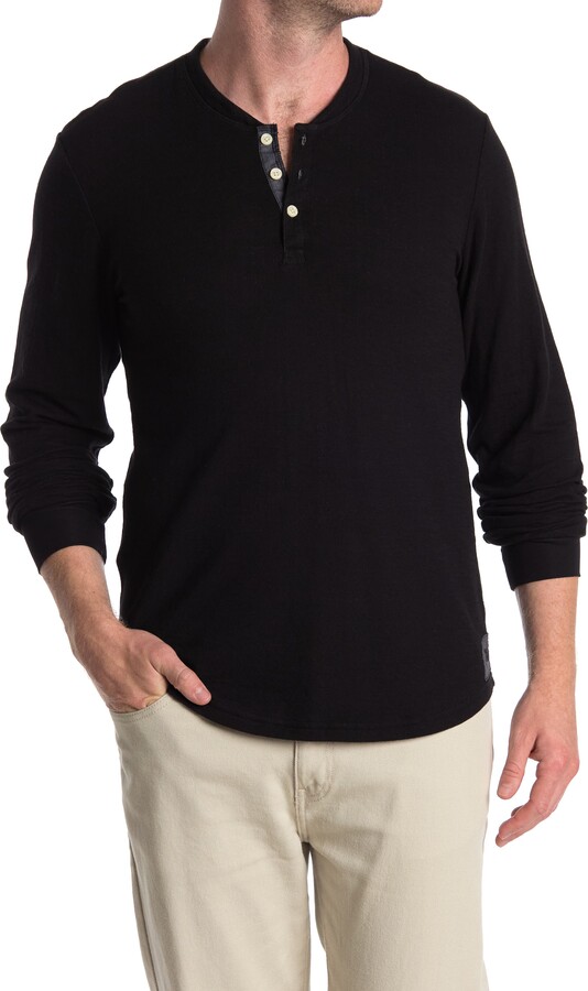 Joe's Jeans Double Face Thermal Henley Shirt
