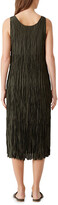Thumbnail for your product : Eileen Fisher Crushed Silk Habutai Tiered Midi Dress