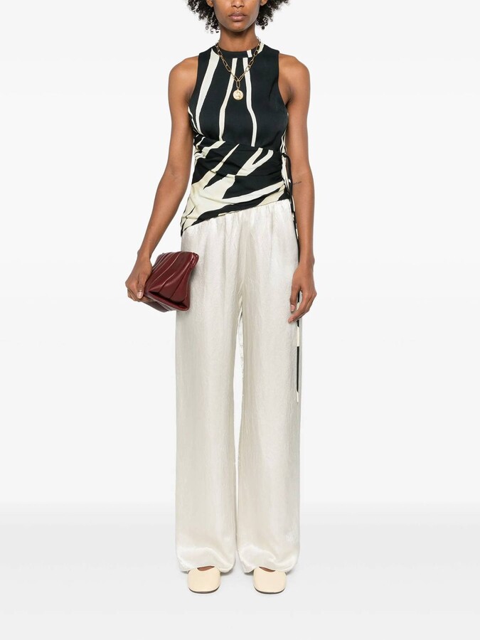 Nanushka Grady Tank Top In Light Fringe