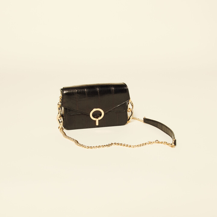 Sandro Women's Black Shoulder Bags | ShopStyle