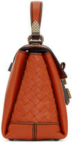 Thumbnail for your product : Bottega Veneta Orange Small Intrecciato Piazza Bag