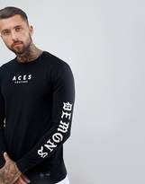 Thumbnail for your product : Couture Aces muscle long sleeve T-shirt with arm print