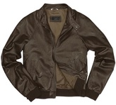 Thumbnail for your product : Forzieri Men's Dark Brown Italian Genuine Leather Bomber Jacket