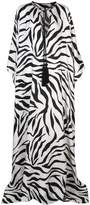 Thumbnail for your product : Oscar de la Renta zebra print kaftan dress