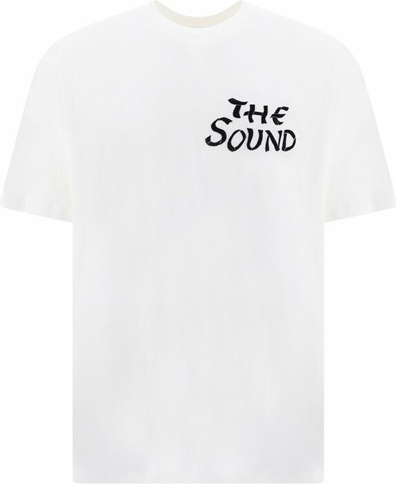 Just Don Graphic Patterned Crewneck T-Shirt