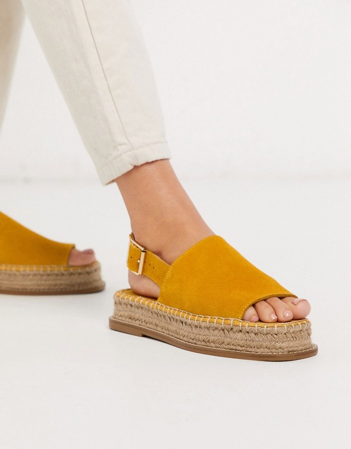 Suede Espadrille Yellow - ShopStyle