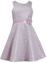 Thumbnail for your product : Bonnie Jean 7-16 Daisy-Brocade-Pattern Dress