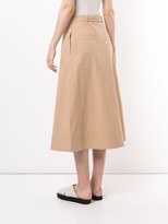 Thumbnail for your product : Lee Mathews Kei wrap midi skirt