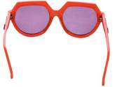 Thumbnail for your product : Karen Walker Fight On Oversize Sunglasses