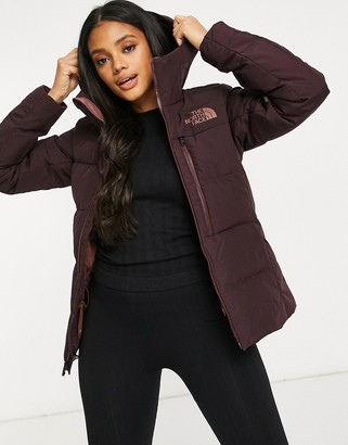The North Face Heavenly down ski jacket in brown - ShopStyle Outerwear