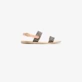 Thumbnail for your product : Ancient Greek Sandals brown Dinami leopard print satin sandals