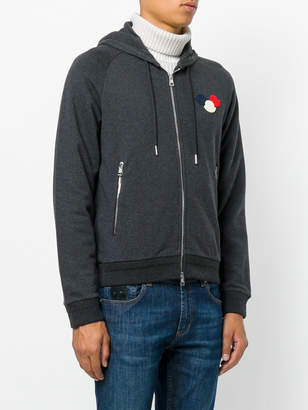 Moncler logo hooded sweatshirt