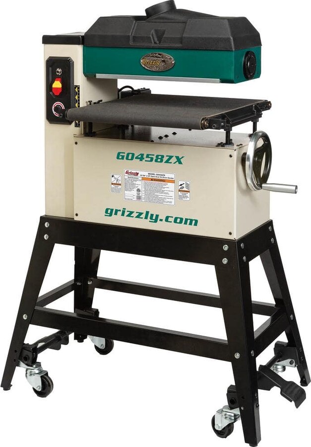 Grizzly Industrial 18 in./36 in. 2 HP Open-End Variable-Speed Drum Sander