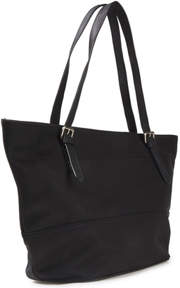 DKNY Faux Leather-trimmed Shell Tote
