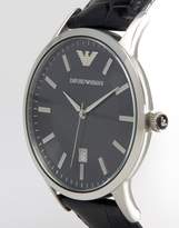 Thumbnail for your product : Emporio Armani AR2411 Leather Watch