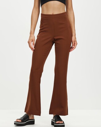 Cotton On Women's Brown Pants - Zane Flare Pants - ShopStyle Wide-Leg  Trousers