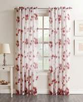 Thumbnail for your product : Lichtenberg Bimini Textured Floral Sheer Voile Curtain 51" x 84" Panel
