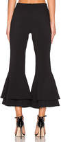 Thumbnail for your product : Backstage x REVOLVE Supafly Crop Double Ruffle Pant