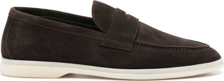 Scarosso Luciano suede loafers