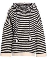 Thumbnail for your product : See by Chloe Striped Wool Hooded Sweater