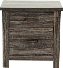 Latitude Run Bedroom 2 Nightstand In Brown - & Stable Structure 2 Drawers For Steady