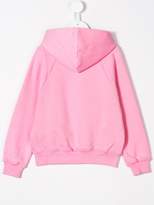 Thumbnail for your product : MSGM Kids logo print zip hoodie