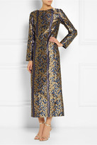 Thumbnail for your product : Suno Metallic floral-jacquard gown
